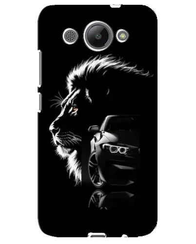 Чехол для Huawei Y3 2017 с картинкой «BMW и лев»