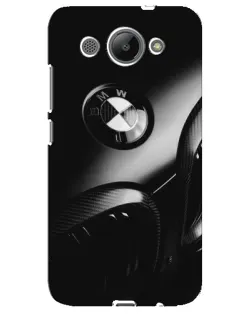 Чехол для Huawei Y3 2017 с картинкой «Эмблема BMW — макро»
