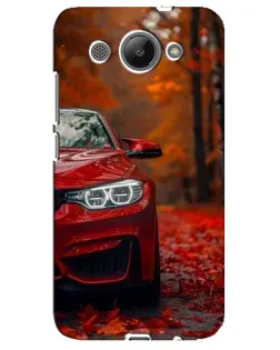 Чехол для Huawei Y3 2017 с картинкой «Осенняя BMW M4»