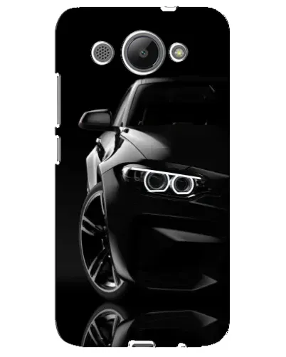 Чехол для Huawei Y3 2017 с картинкой «Черная BMW — профиль» Чехол для Huawei Y3 2017 с картинкой «Черная BMW — профиль»