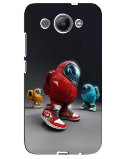 Чехол для Huawei Y3 2017 с картинкой «Among Us — 3D стиль»