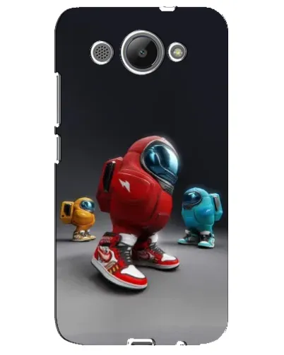 Чехол для Huawei Y3 2017 с картинкой «Among Us — 3D стиль»