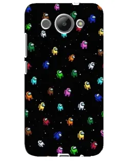 Чехол для Huawei Y3 2017 с картинкой «Экипаж Among Us»