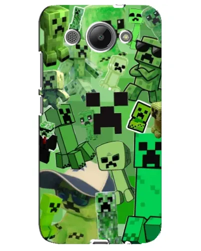 Чехол для Huawei Y3 2017 с картинкой «Криперы Minecraft» Чехол для Huawei Y3 2017 с картинкой «Криперы Minecraft»