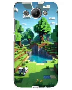 Чохол для Huawei Y3 2017 з картинкою «Minecraft літній день»