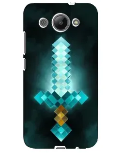 Чохол для Huawei Y3 2017 з картинкою «Алмазний меч неон»