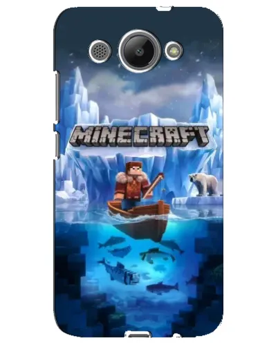 Чехол для Huawei Y3 2017 с картинкой «Minecraft ледяной мир» Чехол для Huawei Y3 2017 с картинкой «Minecraft ледяной мир»