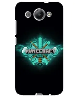 Чохол для Huawei Y3 2017 з картинкою «Minecraft Diamond лого»