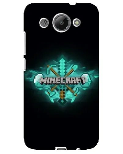 Чехол для Huawei Y3 2017 с картинкой «Minecraft Diamond лого» Чехол для Huawei Y3 2017 с картинкой «Minecraft Diamond лого»