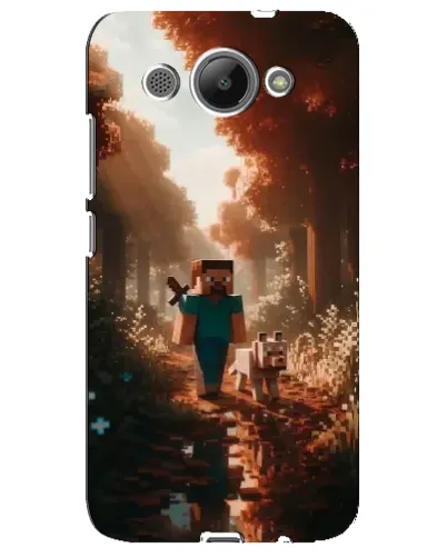 Чехол для Huawei Y3 2017 с картинкой «Стив в лесу» Чехол для Huawei Y3 2017 с картинкой «Стив в лесу»