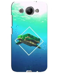 Чохол для Huawei Y3 2017 з картинкою «Черепаха Minecraft»