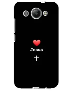 Чохол для Huawei Y3 2017 з картинкою «Серце - Jesus» Чохол для Huawei Y3 2017 з картинкою «Серце - Jesus»