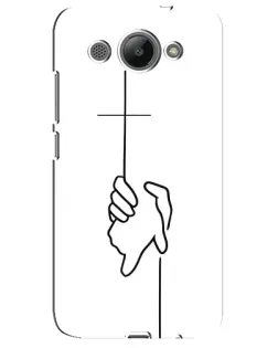 Чохол для Huawei Y3 2017 з картинкою «Рука тримає» Чохол для Huawei Y3 2017 з картинкою «Рука тримає»