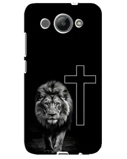 Чохол для Huawei Y3 2017 з картинкою «Лев та Хрест» Чохол для Huawei Y3 2017 з картинкою «Лев та Хрест»