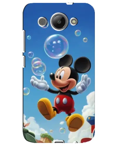 Чохол для Huawei Y3 2017 з картинкою «Mickey та мильні бульбашки»
