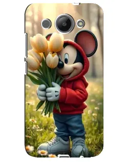 Чохол для Huawei Y3 2017 з картинкою «Міккі з тюльпанами» Чохол для Huawei Y3 2017 з картинкою «Міккі з тюльпанами»