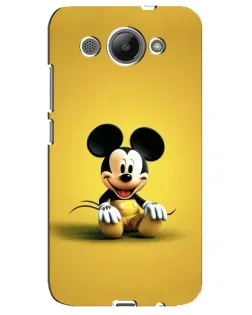 Чохол для Huawei Y3 2017 з картинкою «Міккі на жовтому»