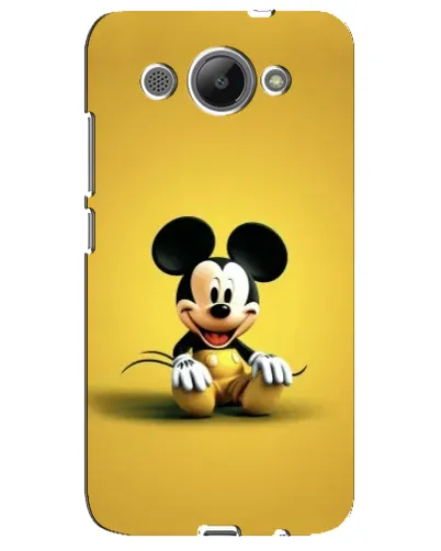 Чохол для Huawei Y3 2017 з картинкою «Міккі на жовтому»
