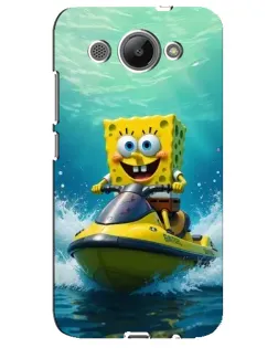 Чохол для Huawei Y3 2017 з картинкою «Спанч Боб на гідроциклі» Чохол для Huawei Y3 2017 з картинкою «Спанч Боб на гідроциклі»