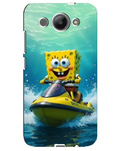 Чехол для Huawei Y3 2017 с картинкой «Спанч Боб на гидроцикле» Чехол для Huawei Y3 2017 с картинкой «Спанч Боб на гидроцикле»