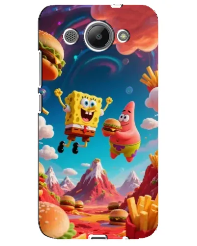 Чехол для Huawei Y3 2017 с картинкой «Космический фастфуд» Чехол для Huawei Y3 2017 с картинкой «Космический фастфуд»