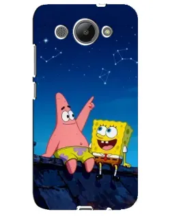 Чохол для Huawei Y3 2017 з картинкою «Губка Боб та Патрік вночі» Чохол для Huawei Y3 2017 з картинкою «Губка Боб та Патрік вночі»
