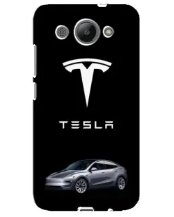 Чохол для Huawei Y3 2017 з картинкою «Tesla Model Y» Чохол для Huawei Y3 2017 з картинкою «Tesla Model Y»
