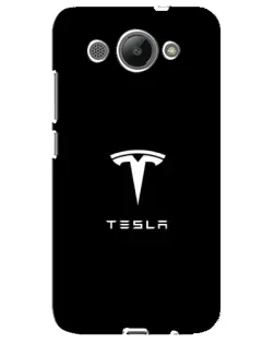 Чохол для Huawei Y3 2017 з картинкою «Tesla White Logo» Чохол для Huawei Y3 2017 з картинкою «Tesla White Logo»