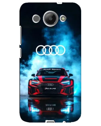 Чехол для Huawei Y3 2017 с картинкой «Audi Sport — неон»