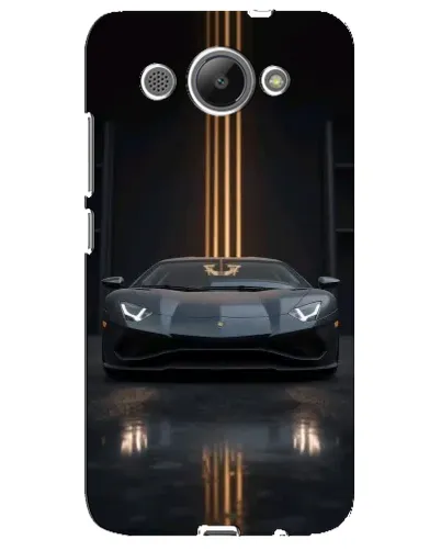 Чехол для Huawei Y3 2017 с картинкой «Lamborghini золотые линии»