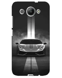 Чехол для Huawei Y3 2017 с картинкой «Lamborghini симметрия дорог»