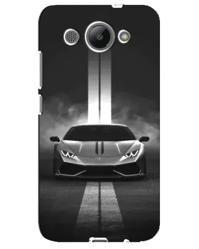 Чехол для Huawei Y3 2017 с картинкой «Lamborghini симметрия дорог»