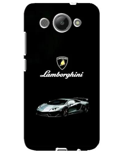 Чехол для Huawei Y3 2017 с картинкой «Логотип Lamborghini классика»