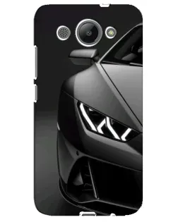 Чехол для Huawei Y3 2017 с картинкой «Lamborghini фары детализация»