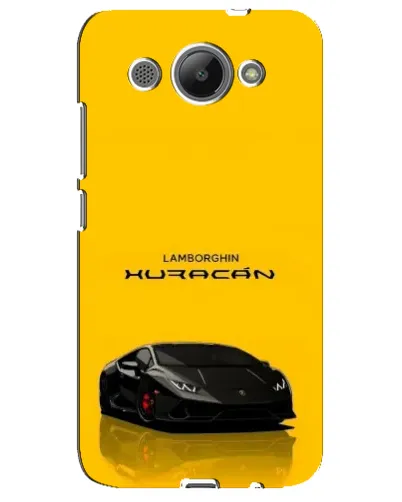 Чехол для Huawei Y3 2017 с картинкой «Lamborghini Huracan черный»