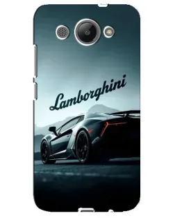 Чехол для Huawei Y3 2017 с картинкой «Классическая надпись Lamborghini»