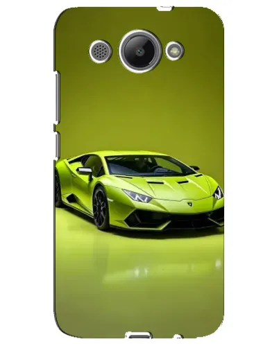 Чехол для Huawei Y3 2017 с картинкой «Салатовый Lamborghini Huracan»