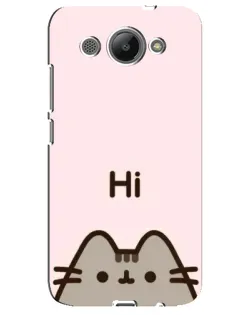 Чохол для Huawei Y3 2017 з картинкою «Пушин каже Hi» Чохол для Huawei Y3 2017 з картинкою «Пушин каже Hi»