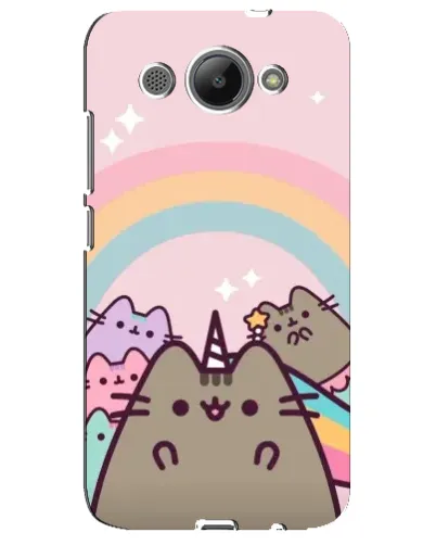 Чехол для Huawei Y3 2017 с картинкой «Единорог Pusheen» Чехол для Huawei Y3 2017 с картинкой «Единорог Pusheen»
