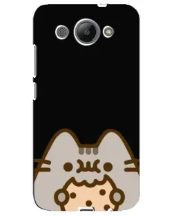 Чохол для Huawei Y3 2017 з картинкою «Пушин на чорному»