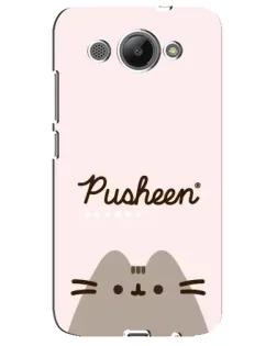 Чохол для Huawei Y3 2017 з картинкою «Pusheen логотип»
