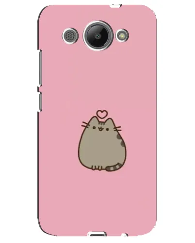 Чехол для Huawei Y3 2017 с картинкой «Pusheen сердце» Чехол для Huawei Y3 2017 с картинкой «Pusheen сердце»