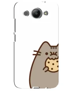 Чохол для Huawei Y3 2017 з картинкою «Пушин з печивом»