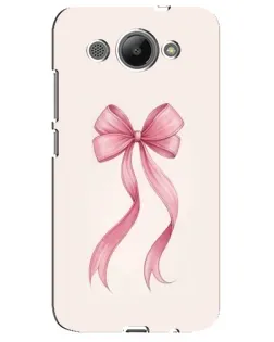Чехол для Huawei Y3 2017 с картинкой «Розовый бант»