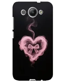 Чехол для Huawei Y3 2017 с картинкой «Дымчатое сердце»