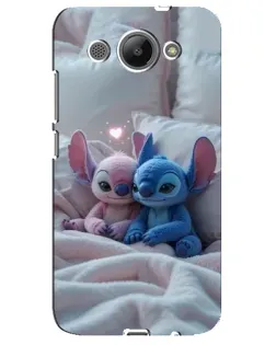 Чохол для Huawei Y3 2017 з картинкою «Плюшеві Стіч Ангел»