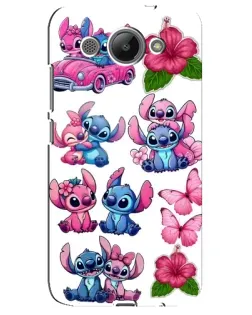 Чохол для Huawei Y3 2017 з картинкою «Стікери Stitch та Angel»