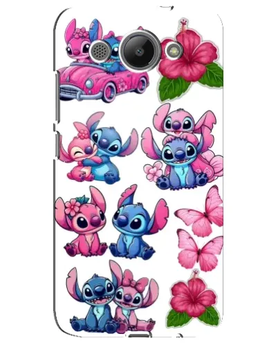 Чехол для Huawei Y3 2017 с картинкой «Стикеры Stitch и Angel» Чехол для Huawei Y3 2017 с картинкой «Стикеры Stitch и Angel»