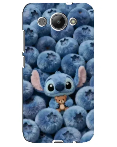 Чехол для Huawei Y3 2017 с картинкой «Стич и голубика» Чехол для Huawei Y3 2017 с картинкой «Стич и голубика»