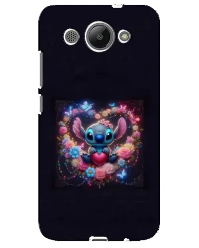 Чехол для Huawei Y3 2017 с картинкой «Stitch в цветах» Чехол для Huawei Y3 2017 с картинкой «Stitch в цветах»